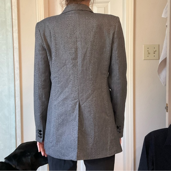 Calvin Kline Blazer, black & white woven fabric, classic, dress up or down, Sz S - Picture 3 of 13